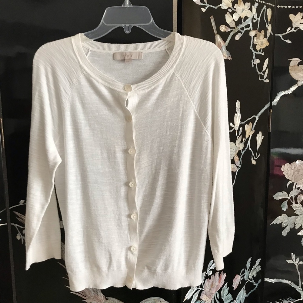🦢 cardigan ribbed sweater
